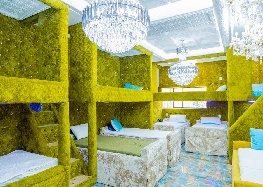 Bunk beds and storage in a MEL boarding dormitory