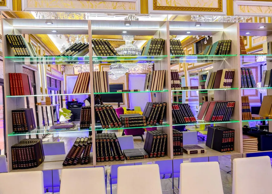 A dedicated study zone with desks for boarders